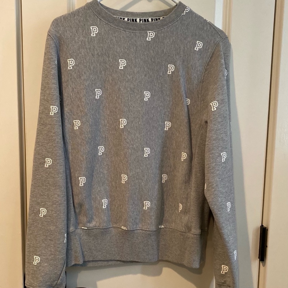 Victoria’s Secret PINK Allover Crewneck sweatshirt